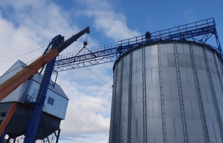 Силос с плоским дном Силос с плоским дном